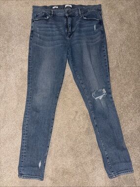 LOFT Blue Distressed Women's Jeans